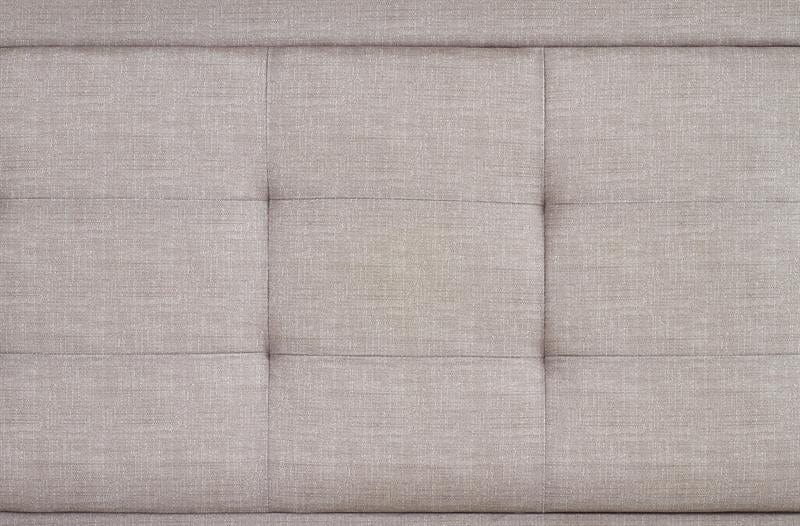 Letto matrimoniale in tessuto Evores Beige (12)