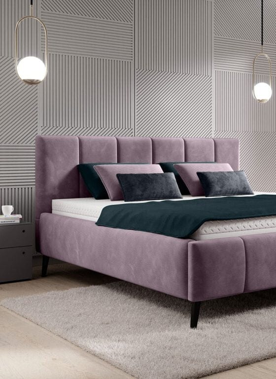 Letto matrimoniale Rivalis SR Violetto (3)