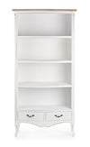 Libreria con 2 cassetti Justine Bianco (1)