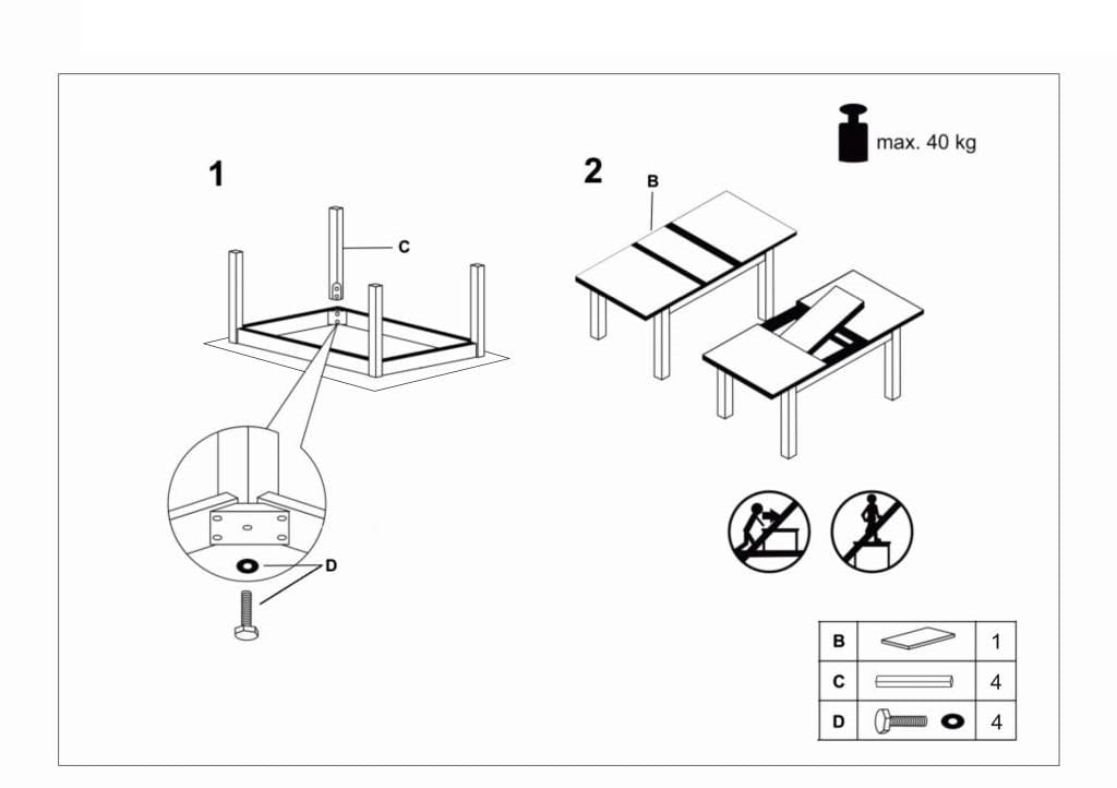 Signal Masa extensibila din pal si lemn, Cecil Small Alb / Stejar, L120-165xl68xH75 cm