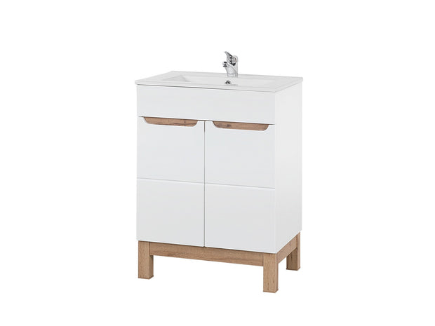 Mobile bagno con lavabo 60 cm / 61 cm Bali Bianco