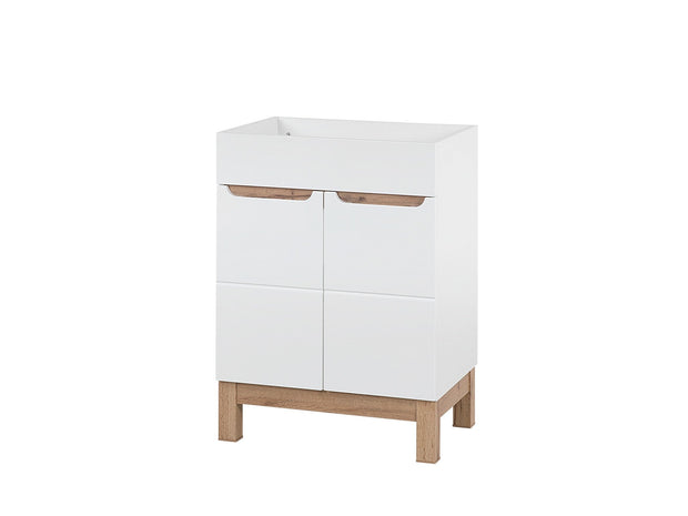 Mobile bagno con lavabo 60 cm / 61 cm Bali Bianco (2)