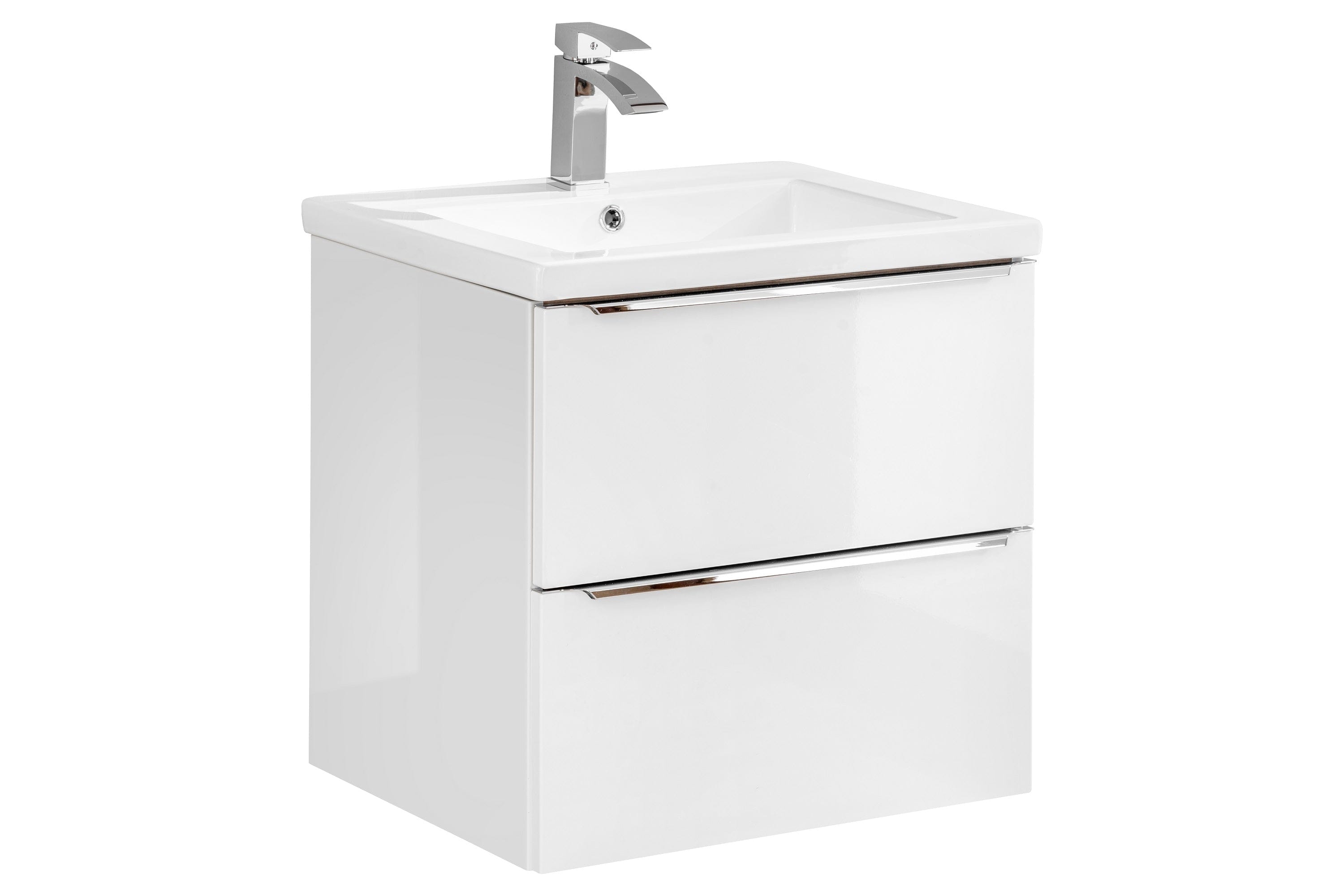 Mobile bagno con lavabo 60 cm / 61 cm Capri Bianco