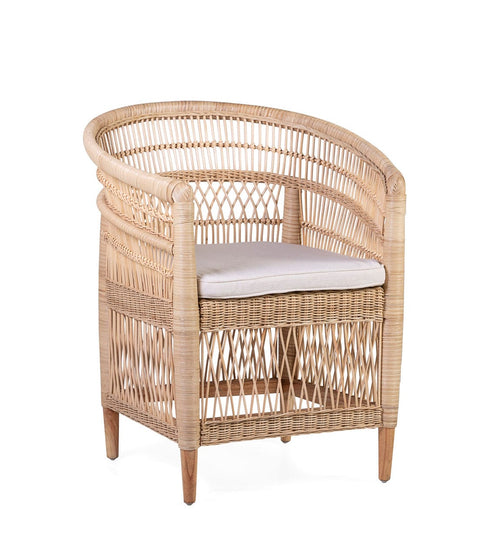 Poltrona in rattan Natural Beige