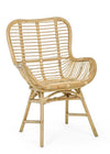 Bizzotto Poltrona rattan Doradal Naturale