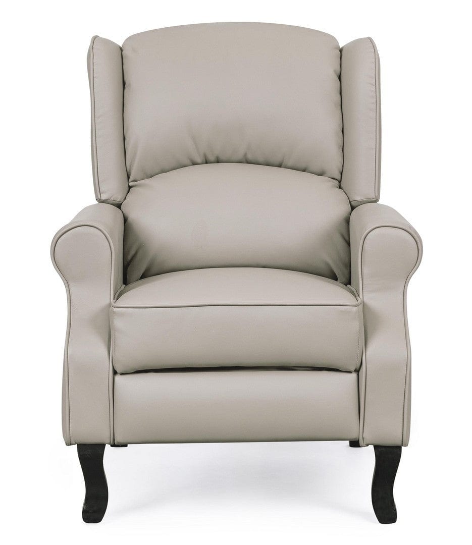 Bizzotto Poltrona Reclinabile in ecopelle Maila Cappuccino