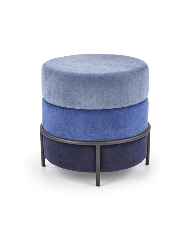 Halmar Pouf in tessuto Paladis Blu