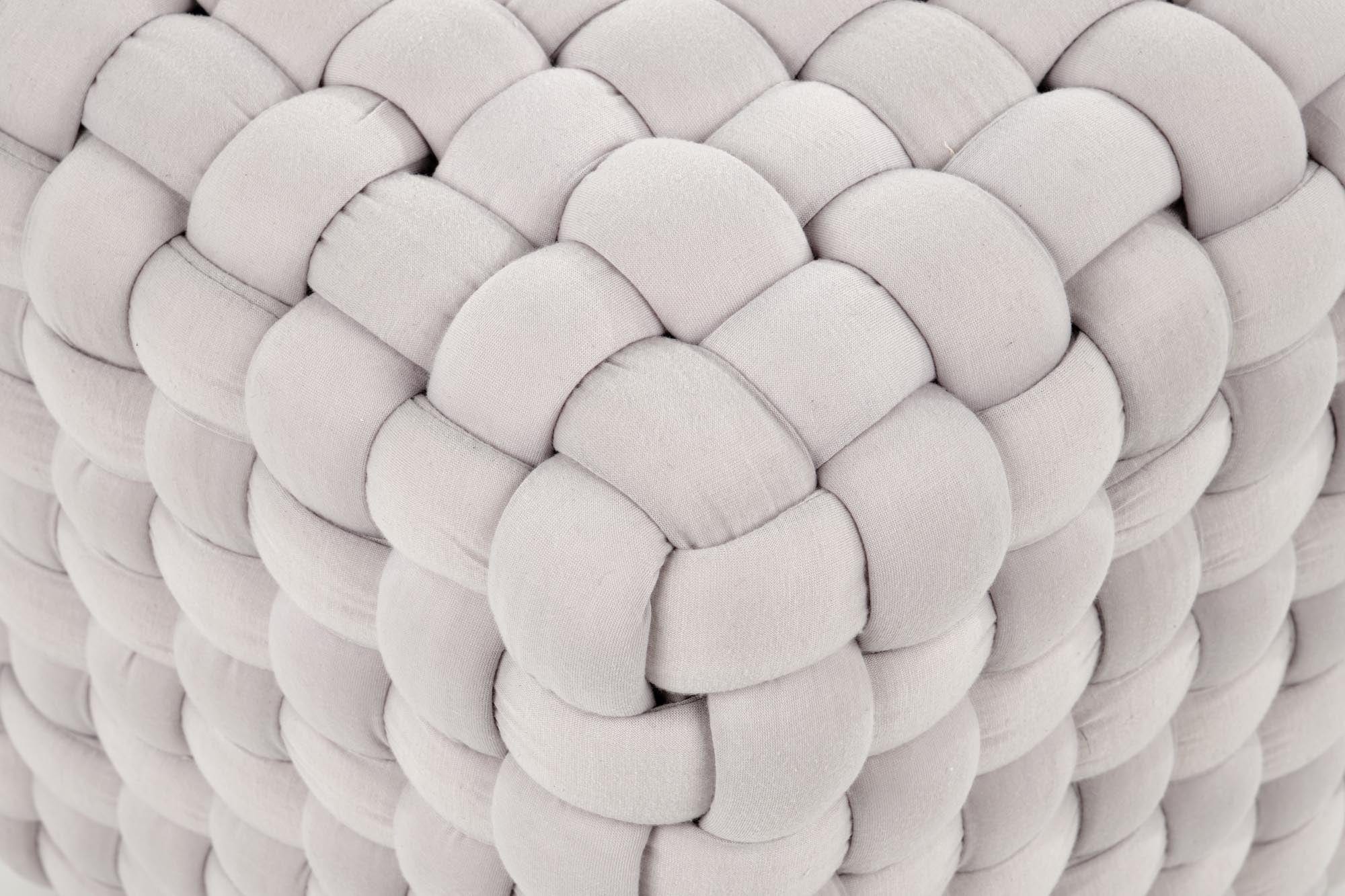 Halmar Pouf in tessuto Rayley Grigio