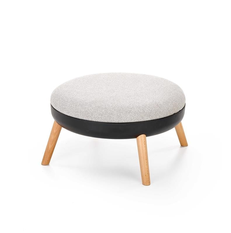 Halmar Pouf in tessuto Seamus Grigio