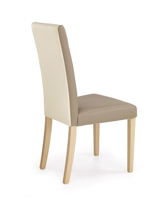 Halmar Sedia da pranzo in Ecopelle Norbi Beige