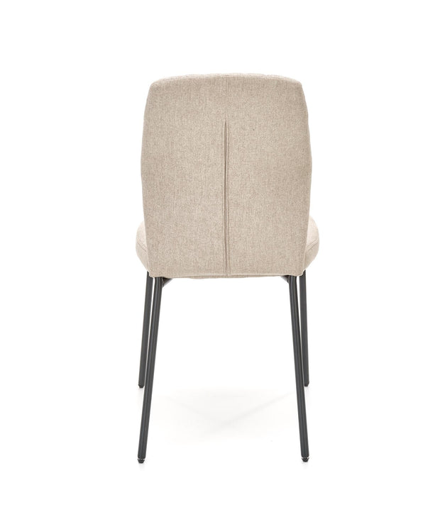 Sedia da pranzo in tessuto Kai-461 Beige (4)