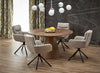 Sedia da pranzo in tessuto Kai-498 Beige (2)
