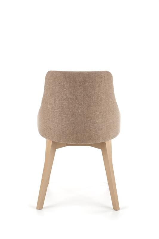 Sedia da pranzo in tessuto Torrell Beige (4)