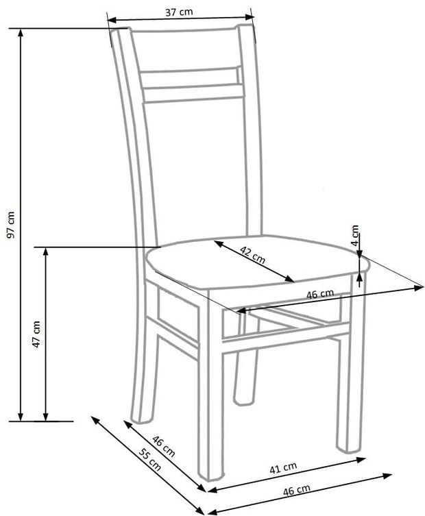 Sedia da pranzo in velluto Garson II Grigio (10)