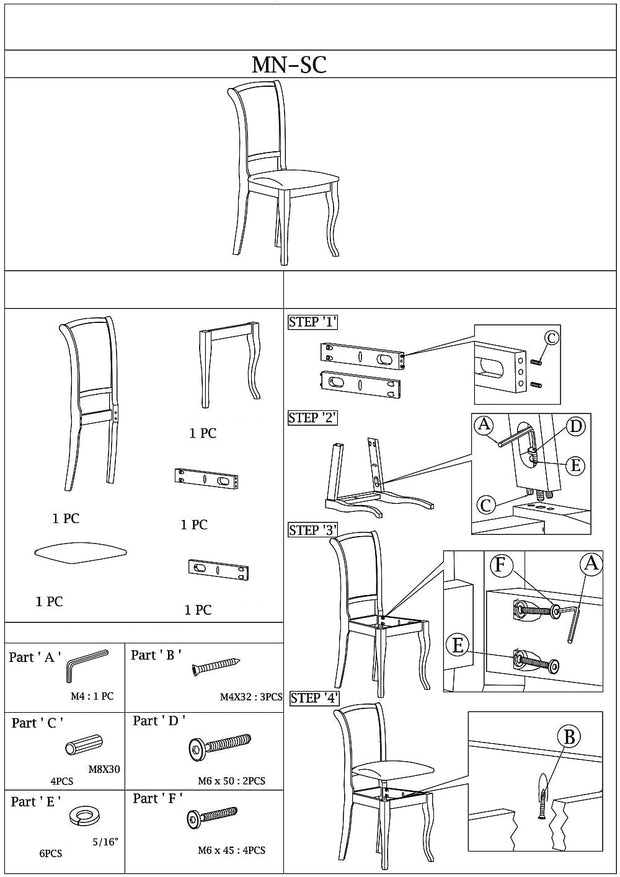 Sedia da pranzo Main-SC Beige (2)