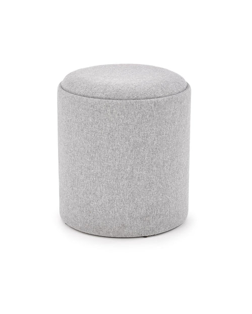 Halmar Set di 2 pouf contenitore in tessuto Avice Grigio