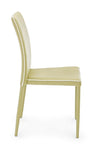 Set di 4 sedie da pranzo in ecopelle Achille Verde (4)