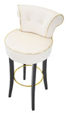 Sgabello Bar Luxy Crema cm 46x48x96 (Altezza Seduta 75cm) (5)