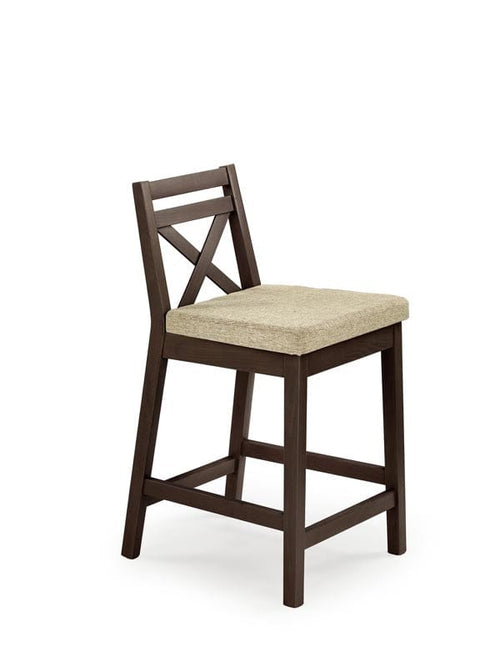 Halmar Sgabello da bar in tessuto Bosley Low Beige