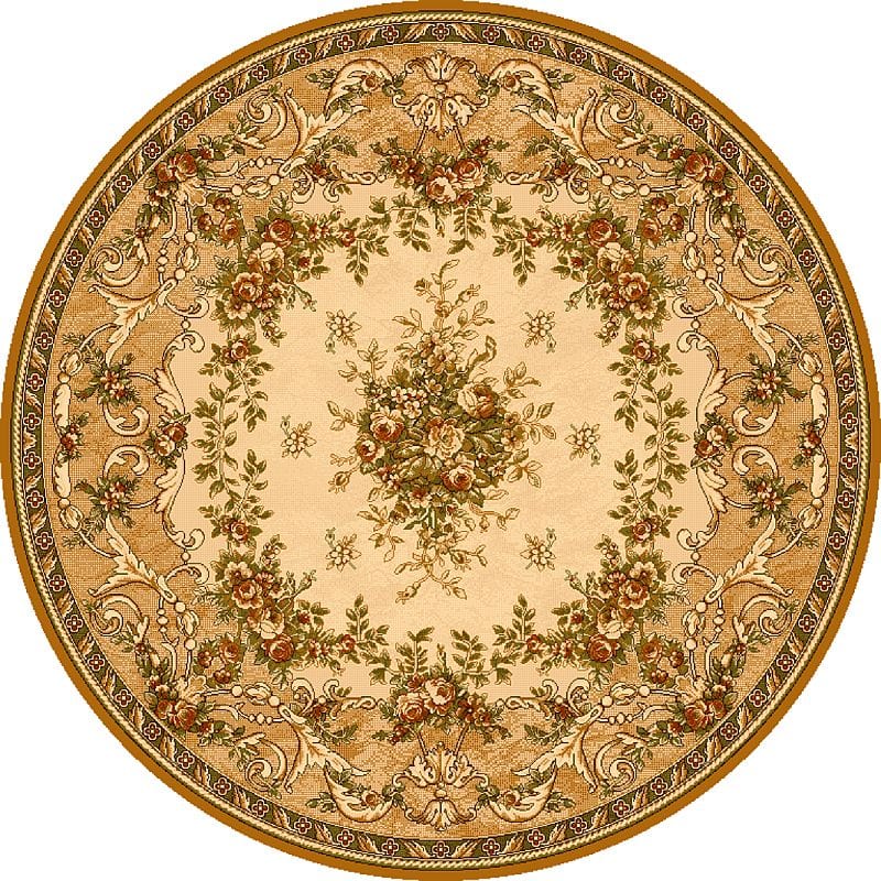 Tappeto Wilton Dafne Sahara Round Beige