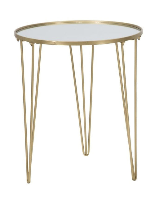 Tavolinetto Da Caffe Glam Gold/Mirror cm Ø 50x58,5