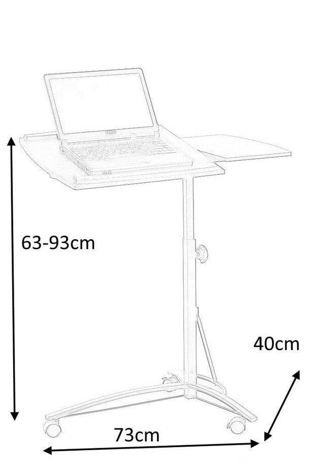 Halmar Tavolinio per laptop Ben-14 Nero