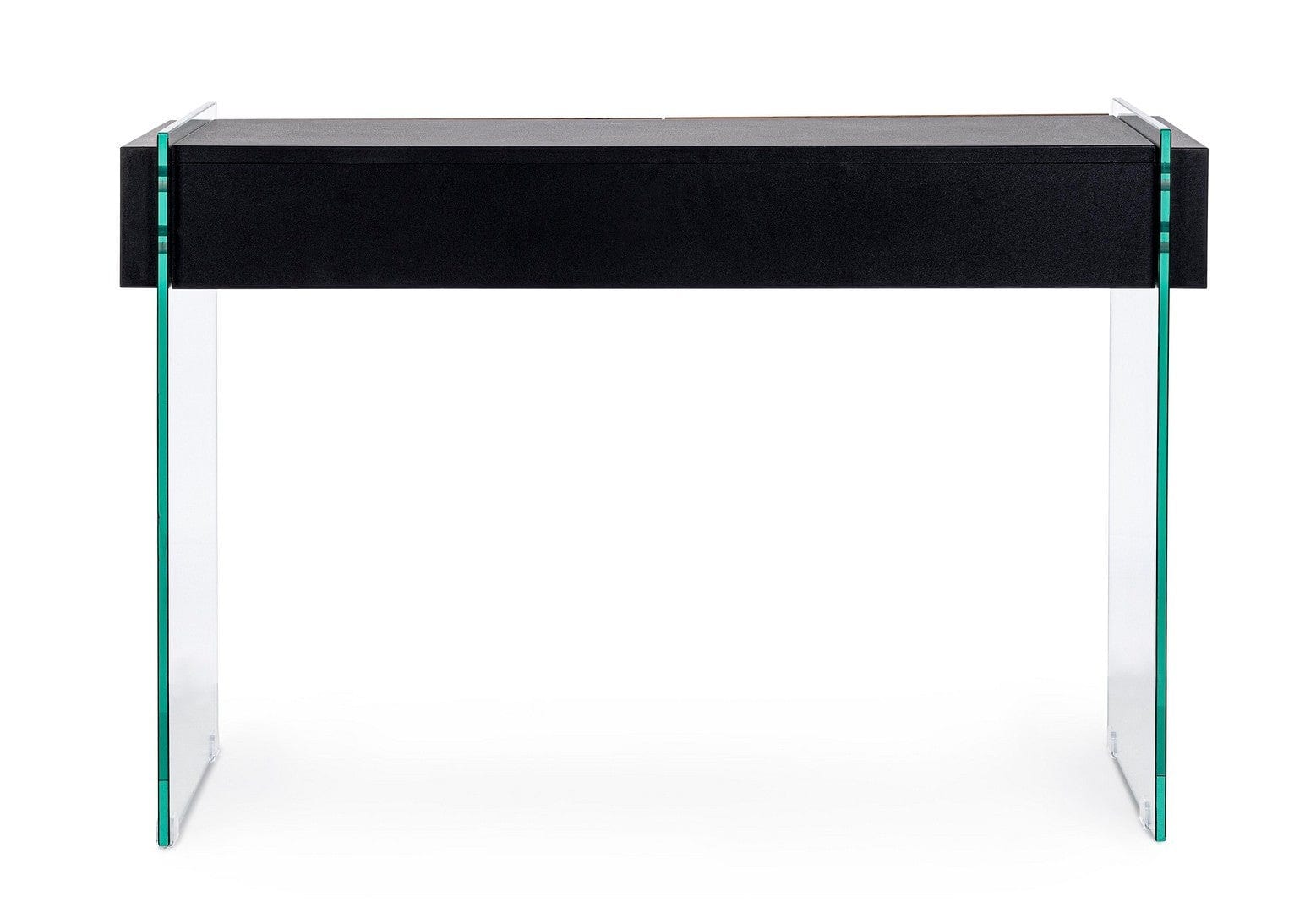 Tavolino consolle con 2 cassetti Line Nero (2)