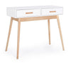 Tavolino consolle con 2 cassetti Ordinary Bianco