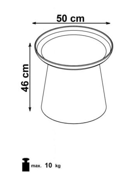 Tavolino da caffè Aleksei Grigio (4)