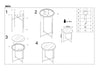 Tavolino da caffè Miriabela Cromo (4)