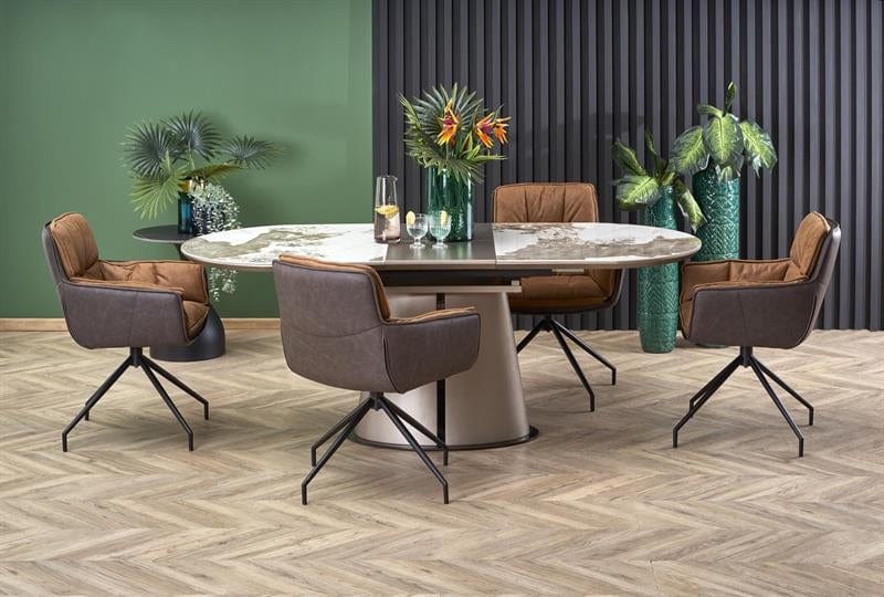 Halmar Tavolo da pranzo estensibile Robis Beige